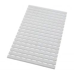 WENKO Tapis de baignoire antidérapant Arinos - Résine thermoplastique (TPR) - Blanc