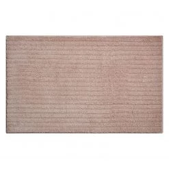 Grund Tapis de bain Riffle - Tissu - Marron clair - 60 x 100 cm