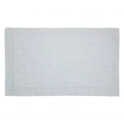 Grund Tapis de bain Luxor - Tissu - Blanc - 50 x 80 cm