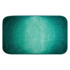 Grund Tapis de bain Moon - Tissu - Bleu pétrole - 70 x 120 cm