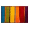 Grund Tapis de bain Summertime - Tissu - Rouge / Orange - 60 x 90 cm
