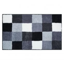 Grund Tapis de bain Bona - Tissu - Gris - 80 x 140 cm