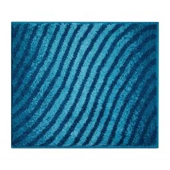 Grund Tapis de bain Eternity - Tissu - Turquoise - 50 x 60 cm