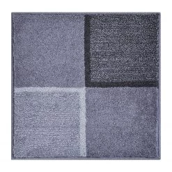 Grund Tapis de bain Divisio - Tissu - Gris - 60 x 60 cm