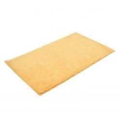 Gözze Tapis de bain Rio - Microfibre - Jaune mangue - 70 x 50 cm