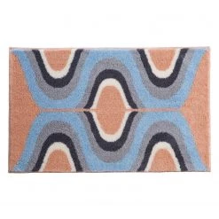 Grund Tapis de bain Concept 18 - Fibres synthétiques - Abricot - 60 x 100 cm