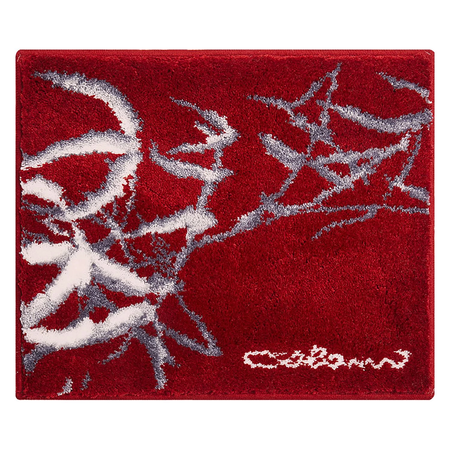 Grund Tapis de bain Colani 23 - Fibres synthétiques - Rouge - 50 x 60 cm