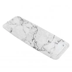 Kleine Wolke Tapis de baignoire antidérapant Marble - Matière plastique - Blanc marbré