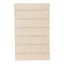 Kleine Wolke Tapis de bain Monrovia - Tissu mélangé - Beige clair - 60 x 100 cm