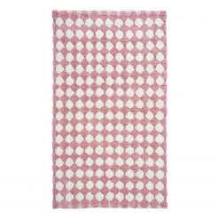 Kleine Wolke Tapis de bain Merida - Coton - Rose - 60 x 100 cm