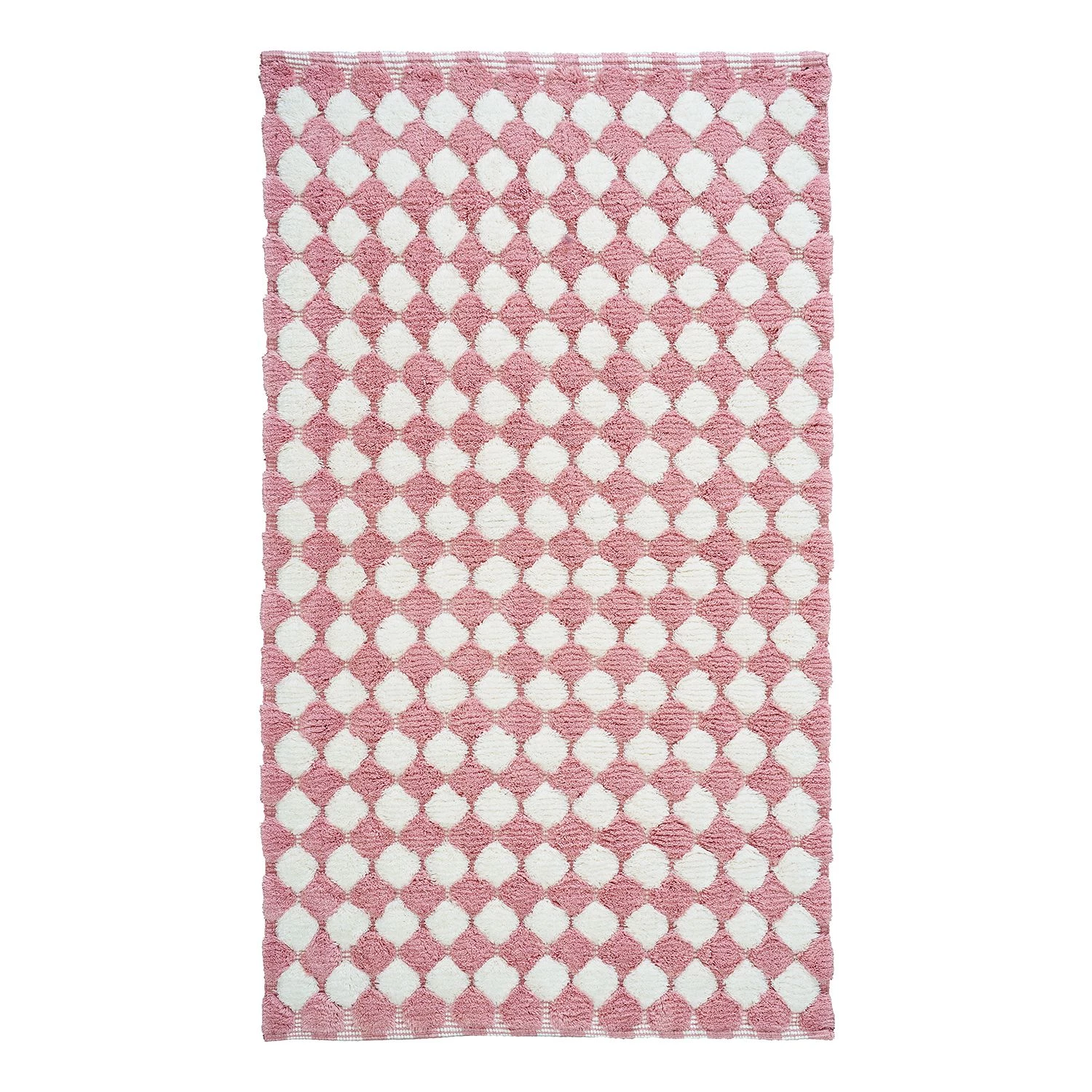 Kleine Wolke Tapis de bain Merida - Coton - Rose - 60 x 100 cm