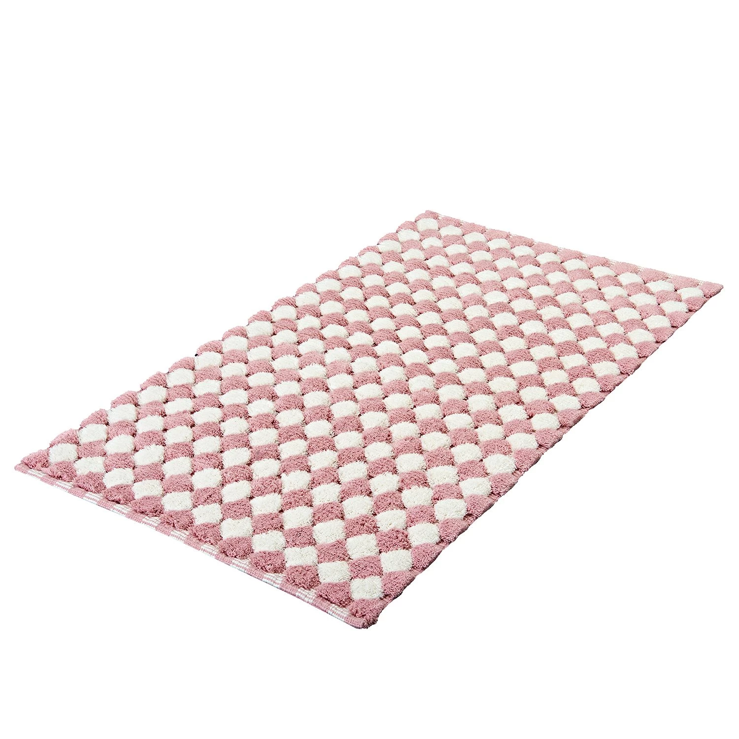 Kleine Wolke Tapis de bain Merida - Coton - Rose - 60 x 100 cm – Image 2