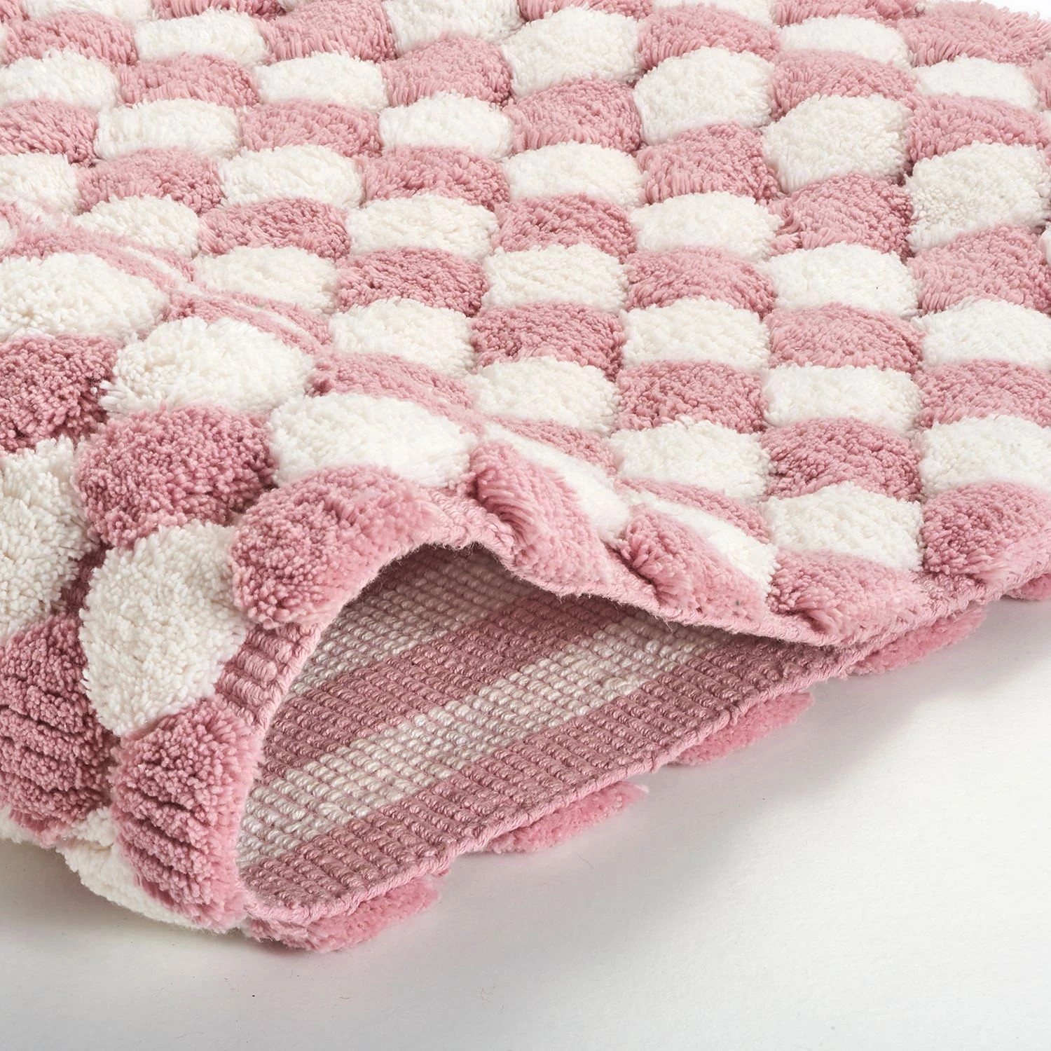 Kleine Wolke Tapis de bain Merida - Coton - Rose - 60 x 100 cm – Image 3