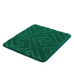 Kleine Wolke Tapis de bain Jenna - Tissu mélangé - Vert - 55 x 65 cm