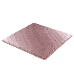 Kleine Wolke Tapis de bain Tender I - Polyester - Rouge - 60 x 60 cm