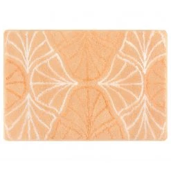 Kleine Wolke Tapis de bain Bloom - Polyacrylique - Saumon - 90 x 60 cm
