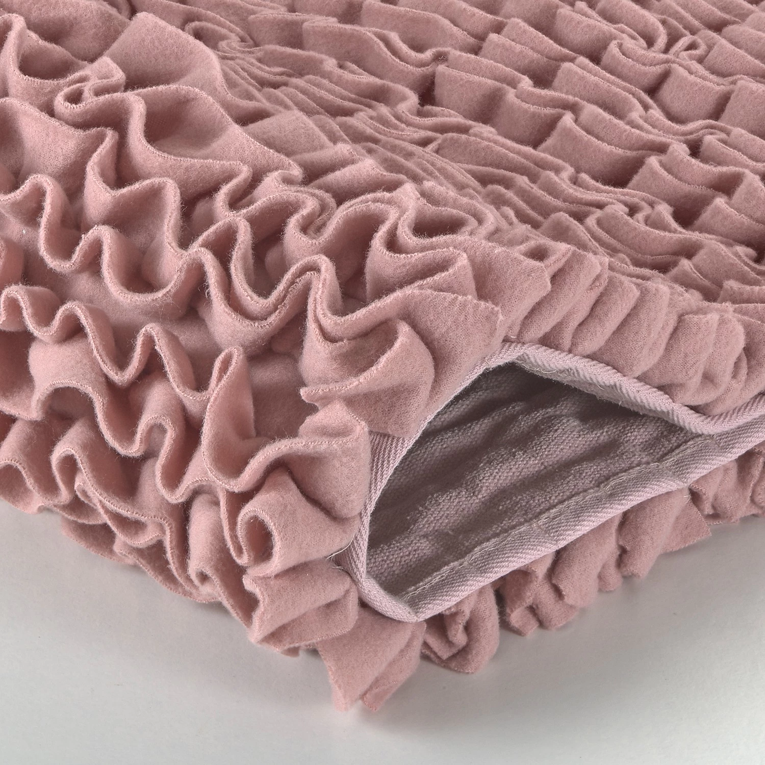 Kleine Wolke Tapis de bain Nelli - Tissu mélangé - Mauve - 120 x 70 cm – Image 4