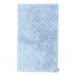 Tom Tailor Tapis de bain Cotton Pattern - Coton - Bleu - 70 x 120 cm