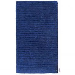 Tom Tailor Tapis de bain Cotton Stripe - Coton - Bleu marine - 60 x 60 cm