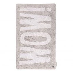 Tom Tailor Tapis de bain Cotton Design WOW - Coton - Gris clair - 70 x 120 cm