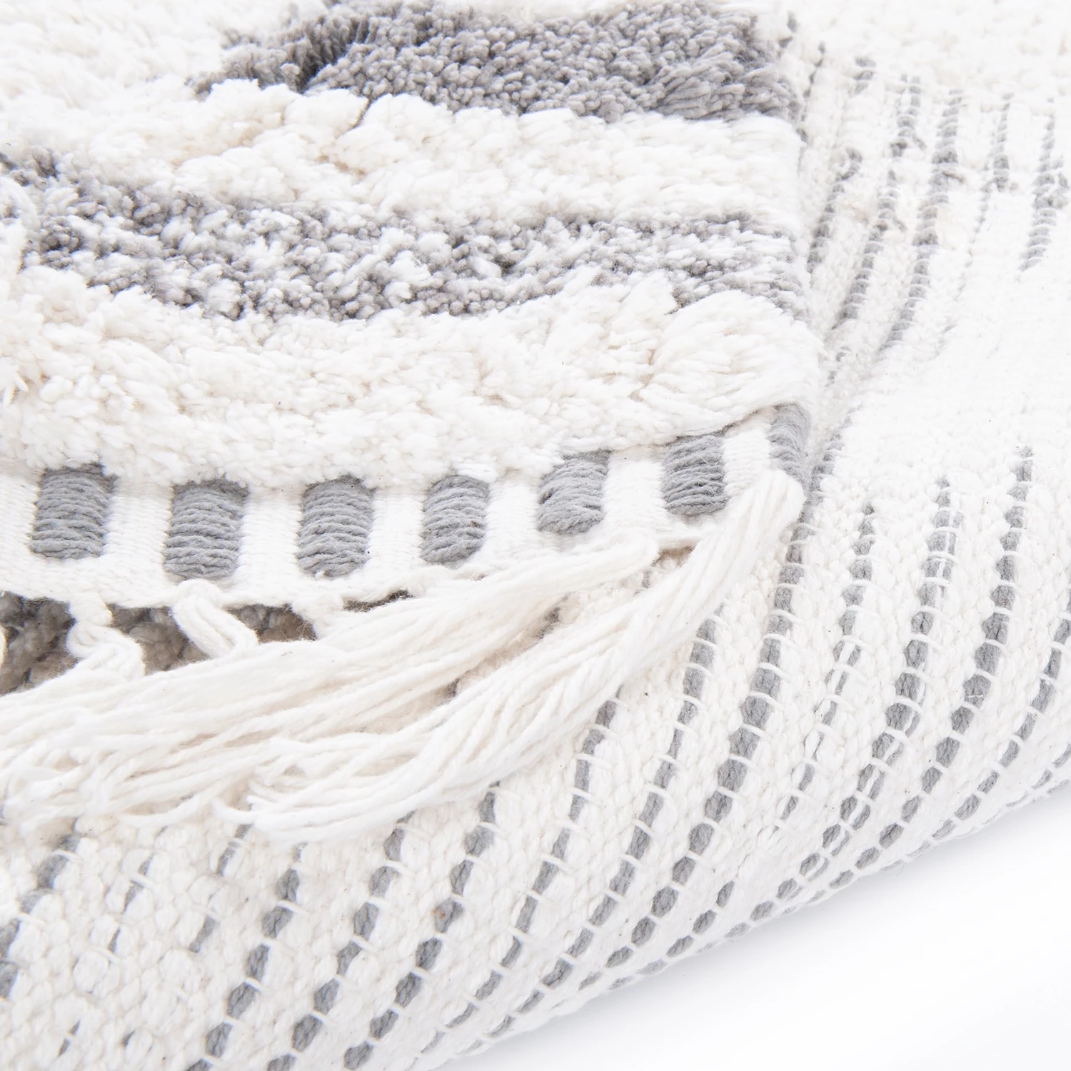 Tom Tailor Tapis de bain Ethno Berber - Coton - Blanc naturel - 60 x 100 cm – Image 5