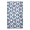 Freundin Home Collection Tapis de bain Graphics Raute - Éponge - Bleu - 67 x 120 cm