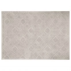 Framsohn Tapis de bain Mosaic - Éponge - Marron clair - 67 x 120 cm