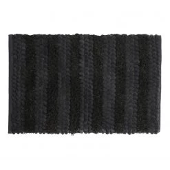 Heckett & Lane Tapis de bain Roberto - Éponge - Gris foncé - 60 x 100 cm