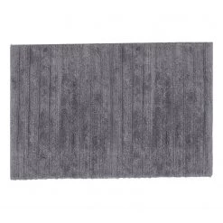 Heckett & Lane Tapis de bain Vivienne - Éponge - Anthracite - 60 x 100 cm