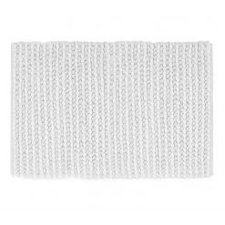 Heckett & Lane Tapis de bain Mylene - Éponge - Blanc - 70 x 120 cm