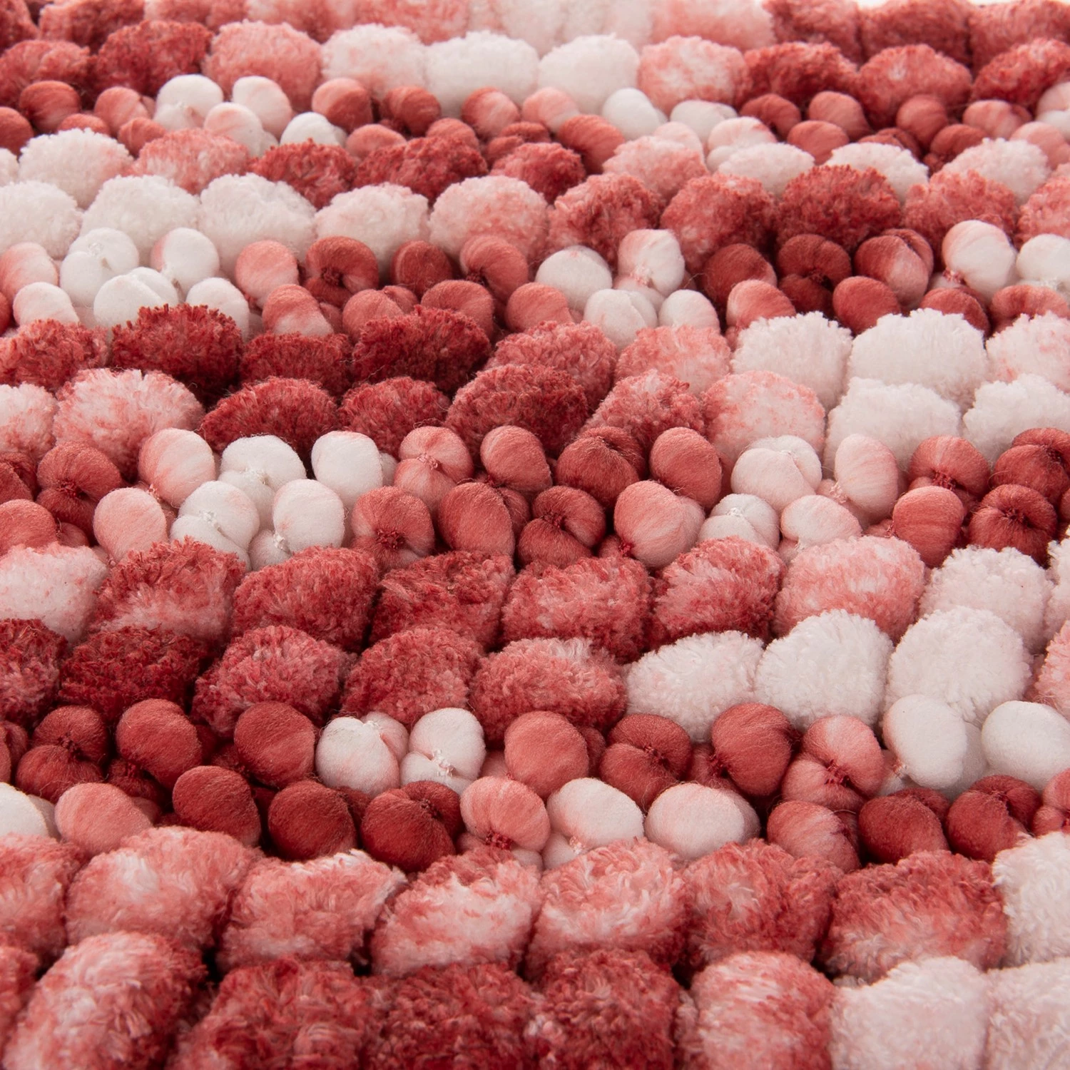 Heckett & Lane Tapis de bain Brenda - Éponge - Rouge - 60 x 60 cm – Image 2