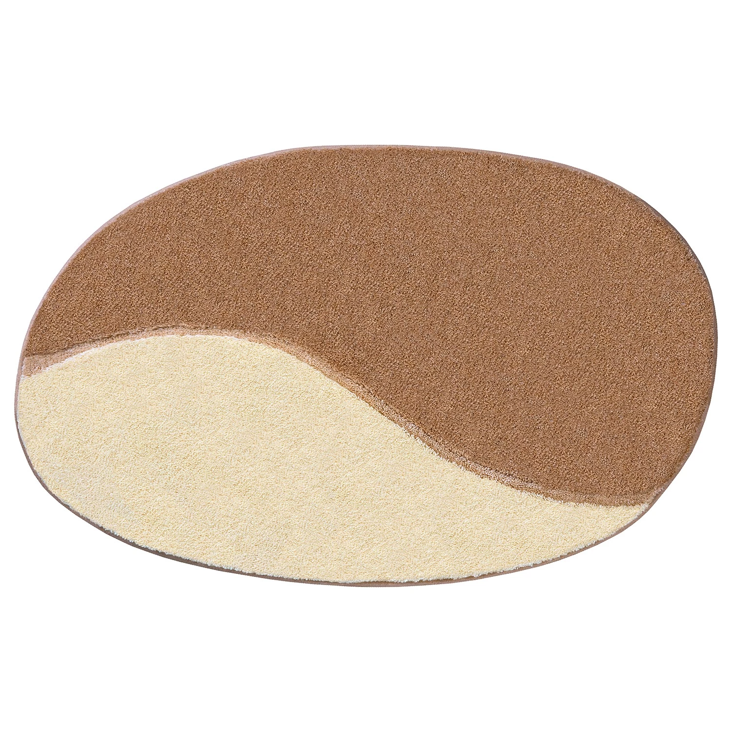 Grund Tapis de bain Orbis - Polyacrylique - Beige - 75 x 120 cm