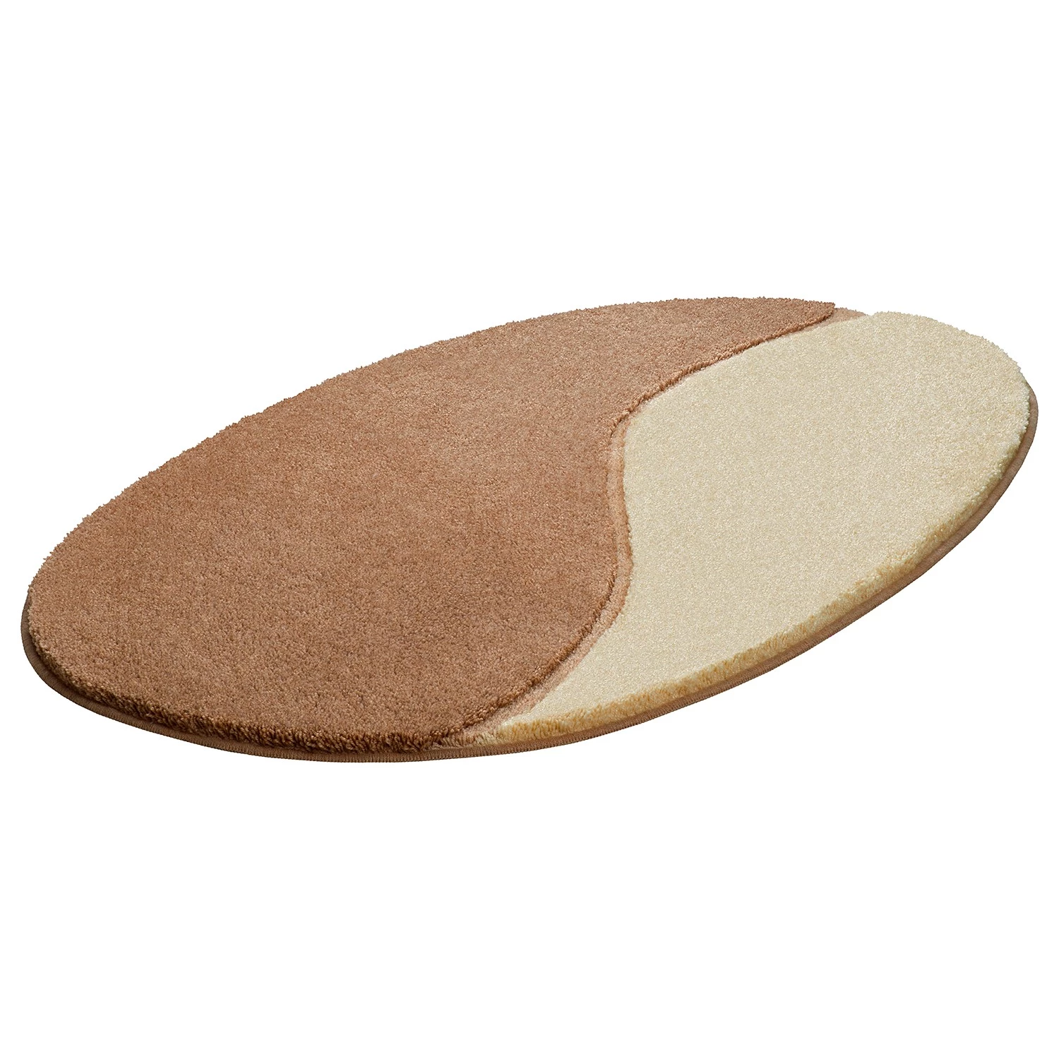 Grund Tapis de bain Orbis - Polyacrylique - Beige - 75 x 120 cm – Image 2