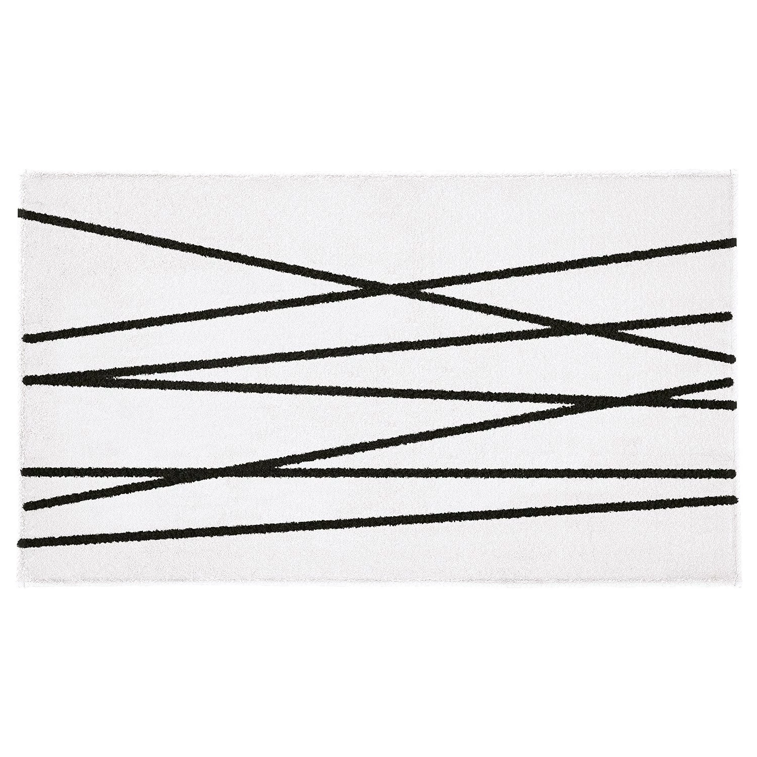 Kleine Wolke Tapis de bain Tira - Polyacrylique - Blanc - 60 x 100 cm