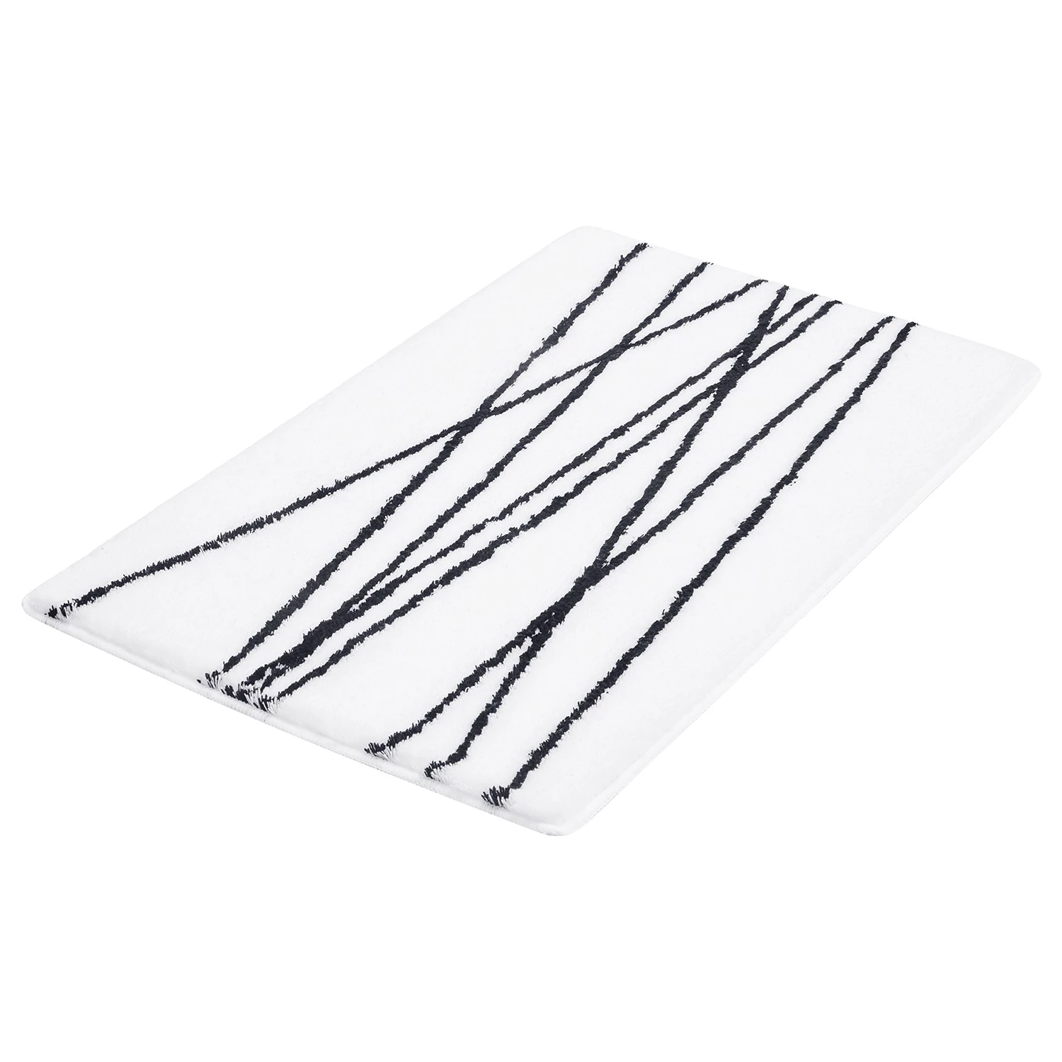 Kleine Wolke Tapis de bain Tira - Polyacrylique - Blanc - 60 x 100 cm – Image 3