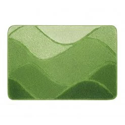 Kleine Wolke Tapis de bain Fiona I - Polyacrylique - Vert - 60 x 100 cm