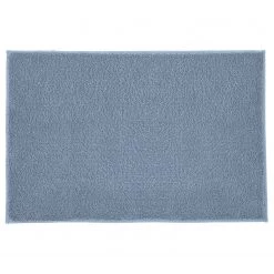 Kleine Wolke Tapis de bain Kansas - Coton - Bleu - 60 x 90 cm