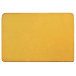 Kleine Wolke Tapis de bain Cony - Polyester - Jaune doré - 60 x 100 cm