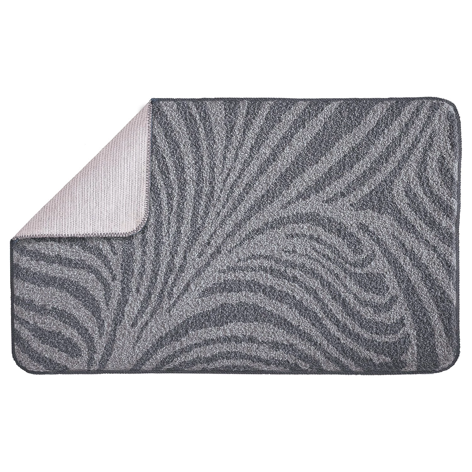 Kleine Wolke Tapis de bain Maine - Polyacrylique - Anthracite - 60 x 100 cm – Image 2