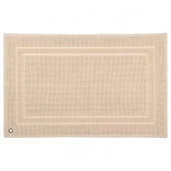 Kleine Wolke Tapis de bain Sara - Coton - Beige