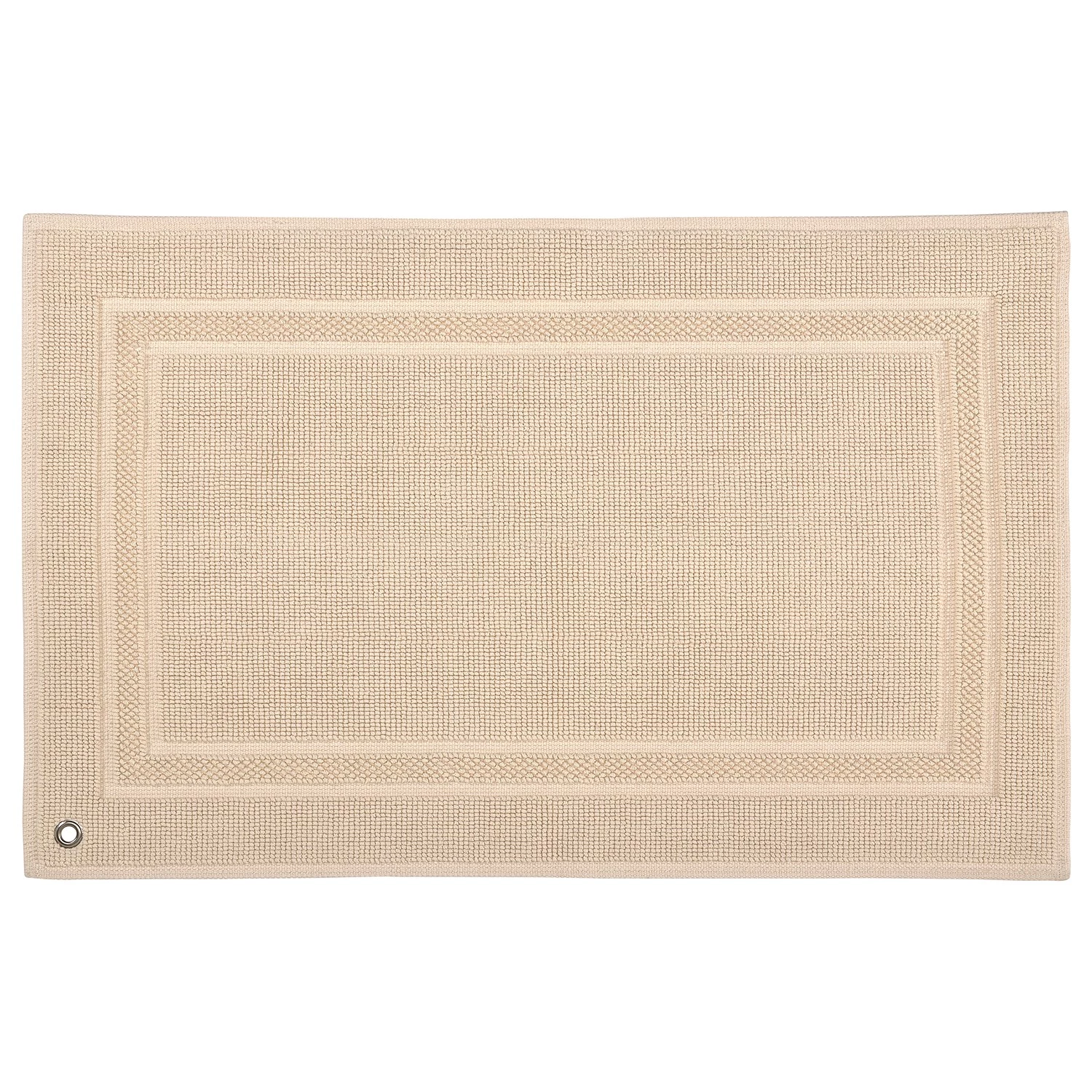 Kleine Wolke Tapis de bain Sara - Coton - Beige