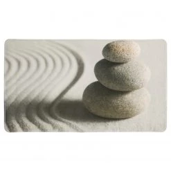 WENKO Tapis de baignoire antidérapant Sand - Matière plastique - Multicolore