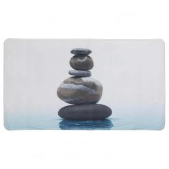 WENKO Tapis de baignoire antidérapant Meditate - Matière plastique - Multicolore