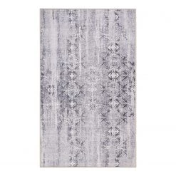 Wecon Home Tapis de bain Sydney - Polyester - Gris - 70 x 120 cm