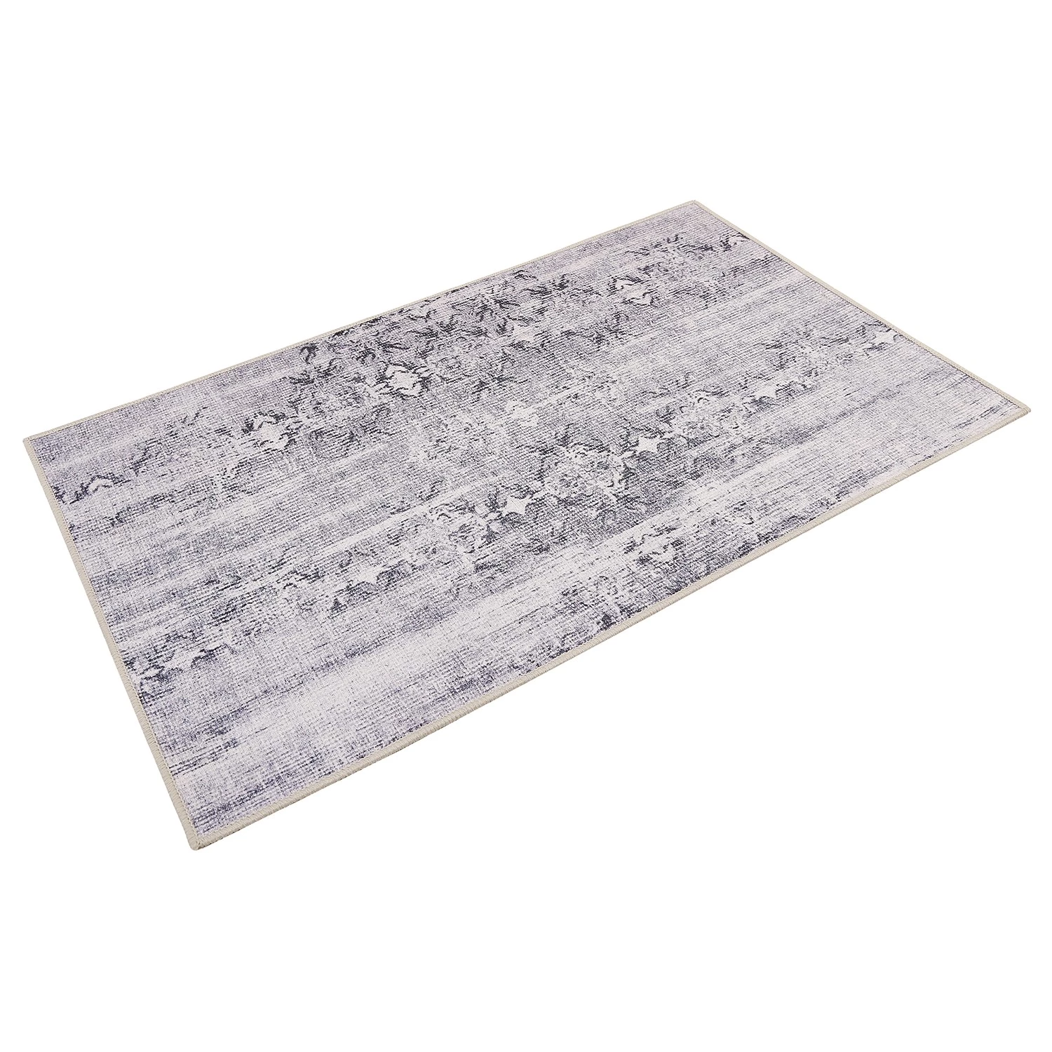 Wecon Home Tapis de bain Sydney - Polyester - Gris - 70 x 120 cm – Image 2
