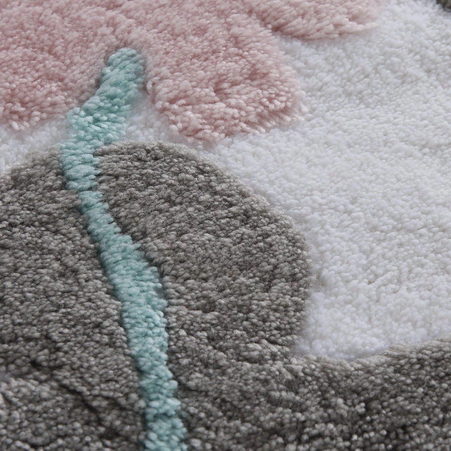 Twentyfour Tapis de bain Büyül Fil (3 éléments) - Acrylique - Gris – Image 3