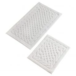 Twentyfour Tapis de bain Bambi (2 éléments) - Coton - Ecru