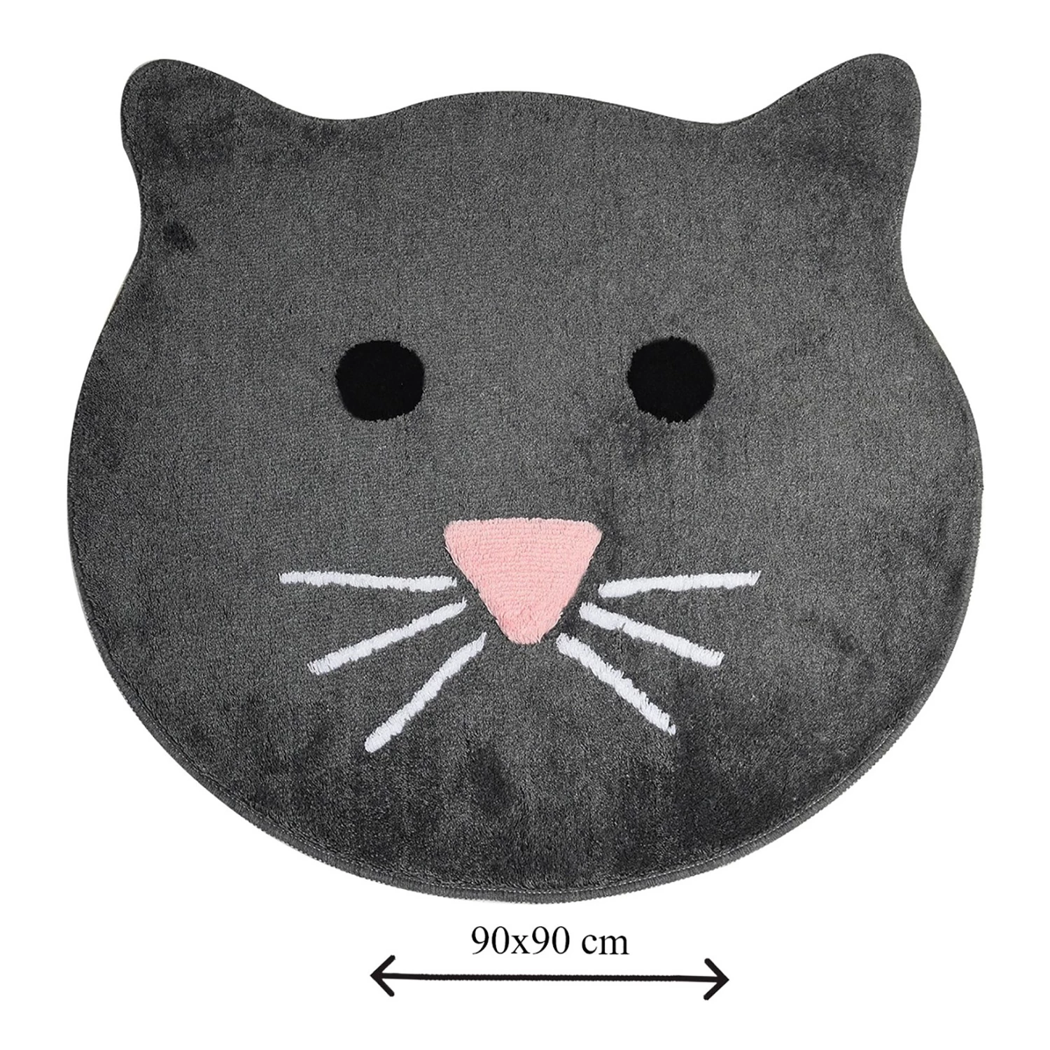 Twentyfour Tapis de bain Cat - Acrylique - Anthracite – Image 4