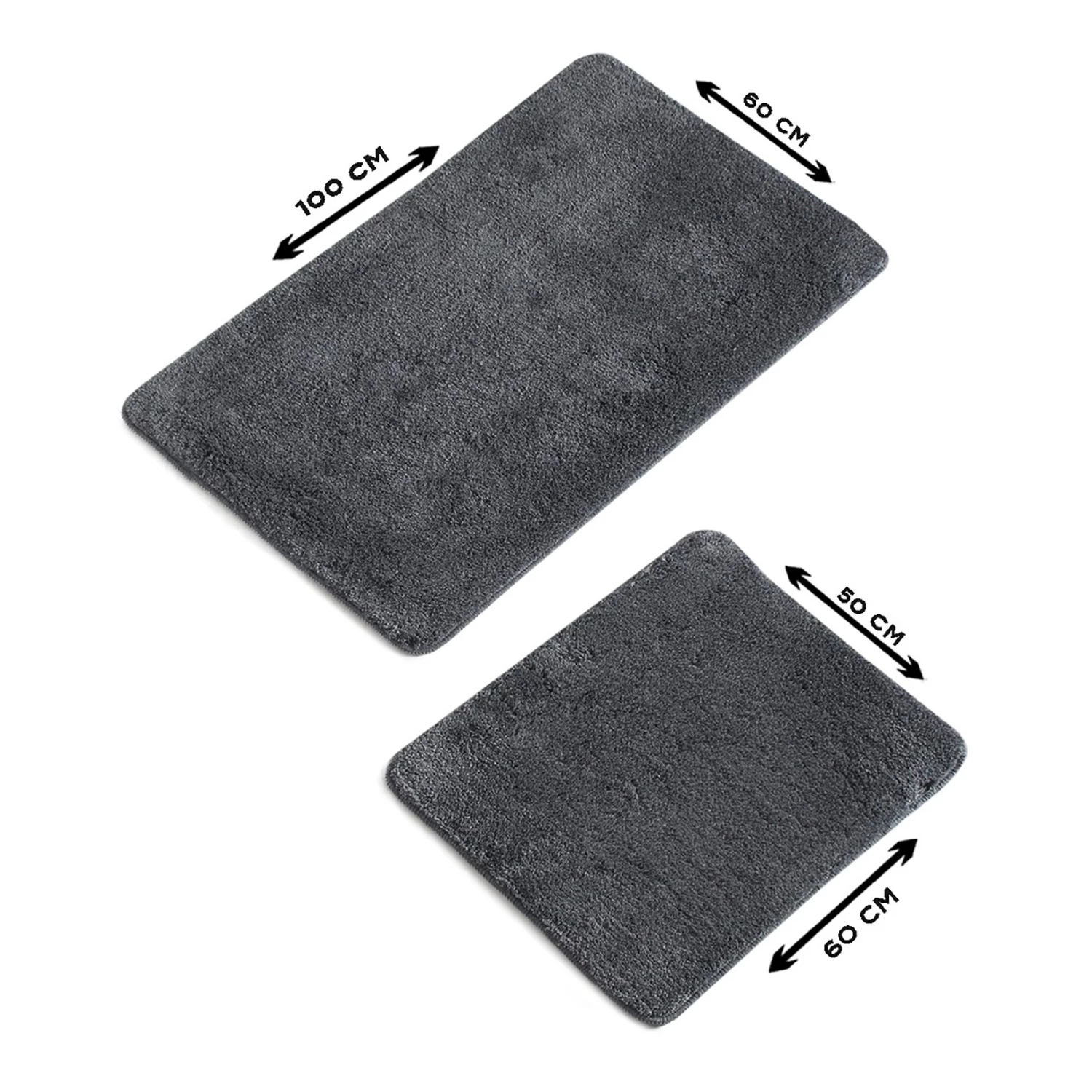 Twentyfour Tapis de bain Colors of (2 éléments) - Acrylique - Anthracite – Image 5