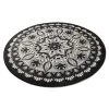 Twentyfour Tapis de bain Mandal - Micropolyamide - Noir